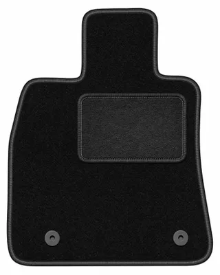 Produktbild von Fahrermatte Velours für Cadilac CT6 2016- – 1-tlg, Schwarz, passgenau – Wielganizator LUX