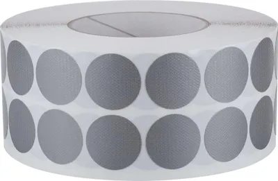 Produktbild von mashpaper Gewebeklebepunkte silber 30 mm Klebepunkte aus Gewebeband 135030