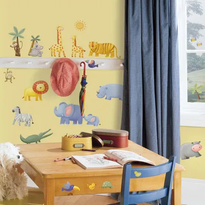 Produktbild von RoomMates - Wandsticker Wilde Tiere