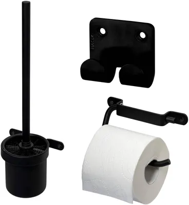Produktbild von Haceka IXI Toiletset 24x42x10 cm Zwart