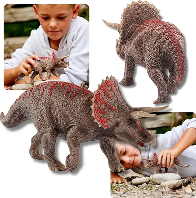 Obrázek produktu pro Schleich Dinosaurus - Triceratops dinosaurus, figurka pro děti 4+