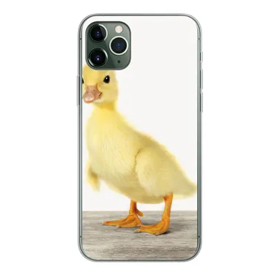 Produktbild von MuchoWow® Handyhülle Schutzhülle Hülle für iPhone 11 Pro Max Ente - Küken - Tiere - Süß - Mädchen - Jungen - Kinder Silikon Softcase Handy Hülle - Schutz