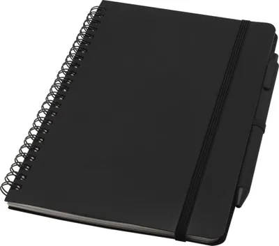 Productafbeelding van Draadgebonden notitieboek "Thalaasa", stevige omslag, A5, model PF4657 (één maat) (zwart)