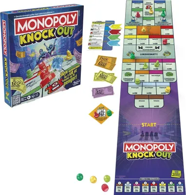 Produktbild von Brettspiel Monopoly Knockout (NO)