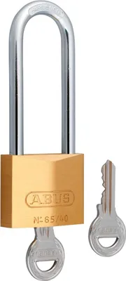 Image de Cadenas Laiton Abus 65hb/40 Sécurité Robuste, Anse Haute Polyvalente - Abus