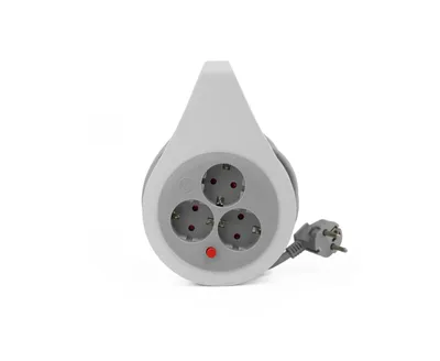 Produktbild von Kabeltrommel 10 m, 3×1,5 mm², 16 A, 230V, mit Thermoschutz, Schuko