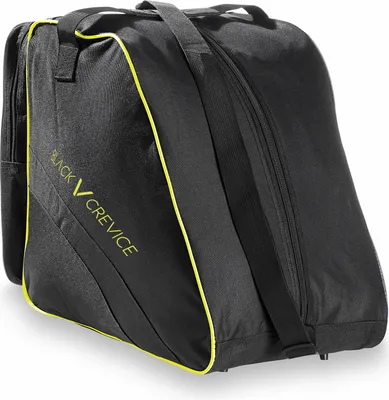 Immagine prodotto di BLACK CREVICE - Borsa per scarponi da sci e snowboard | 44x39x28 cm | colore: nero/giallo