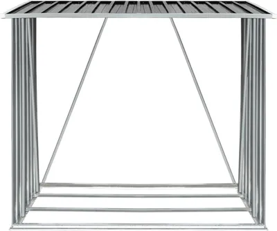 Obrázek produktu pro vidaXL Sklad palivového dříví z pozinkované oceli 163 x 83 x 154 cm antracitový