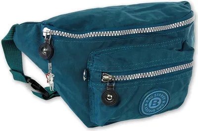 Produktbild von Bag Street Nylon Damen Herren Bauchtasche Gürteltasche blau 27x10x16 OTJ506B