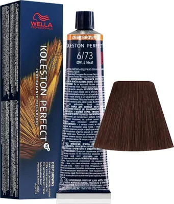 Produktbild von Wella Koleston Perfect ME+ Deep Browns, Braun, 6/73, Frauen, 60 ml, Alle Haare, Glanz