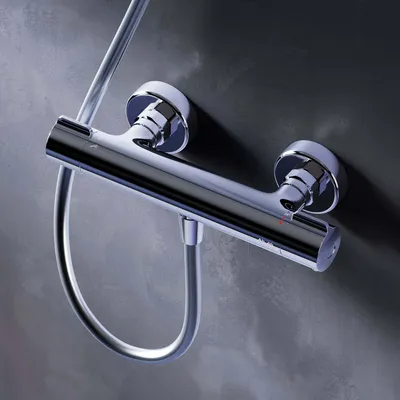 Produktbild von AM.PM Duschthermostat Brausethermostat Duscharmatur Dusche Chrom Armatur Thermostat Mischbatterie Temperatureinstellung Durchflusseinstellung 38 °C