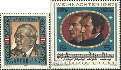 Produktbild von Briefmarken Österreich 1987 Mi 1906,1908 (kompl.Ausg.) gestempelt Sondermarken
