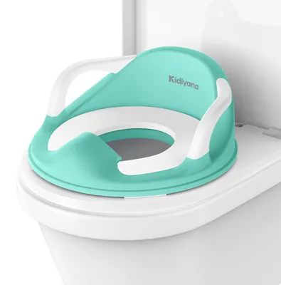 Produktbild von Kidiyana Toilettenaufsatz Kinder rutschfest mit Polster ergonomisch WC Sitz 1–5 Jahre