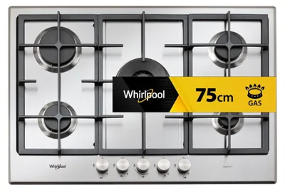 Image de Whirlpool GMR 7522/IXL Acier inoxydable Intégré 73 cm Gaz 5 zone(s)