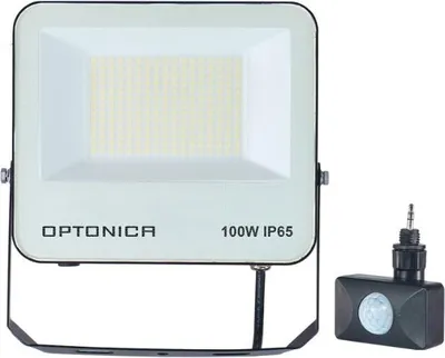 Image de Projecteur 100W IP65 CCT Noir avec détecteur - 3000K/4000K/6000K