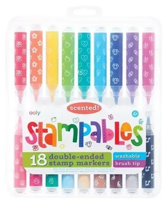 Produktbild von Duftstifte mit Stempeln „Stampables“, 18 Farben – Bunte Luftballons