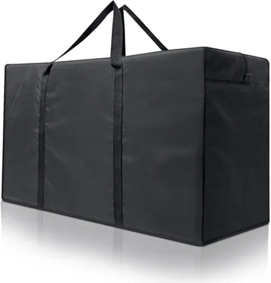 Imagen del producto de Bolsa de almacenamiento grande de 180 litros - Fabricada en Oxford 600D - Resistentes bolsas para mudanzas con asa - Bolsa de transporte impermeable para ropa y mantas