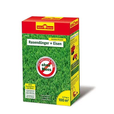 Zdjęcie produktu dla Wolf-Garten LPM100 Nawóz do trawników + żelazo L-PM 100, 314823