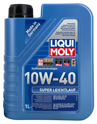Produktbild von Liqui Moly Super Low-viscosity Sae 10w-40 Motoröl 1l Durchsichtig Durchsichtig One Size