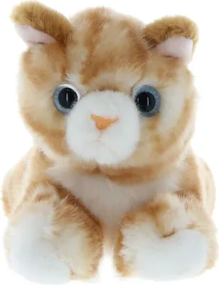 Obrázok produktu pre Besttoy – plyšová mačka – béžová – ležiaca