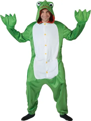 Frosch Kostüm für Herren von Vorne