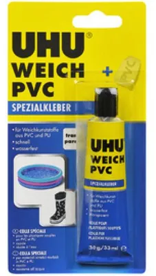 Produktbild von UHU Spezialkleber Weich + PVC transparent 30 g