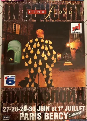 Imagen del producto de Pink Floyd - Concierto en París, Bercy, 1989 - Póster - 119x159 cm