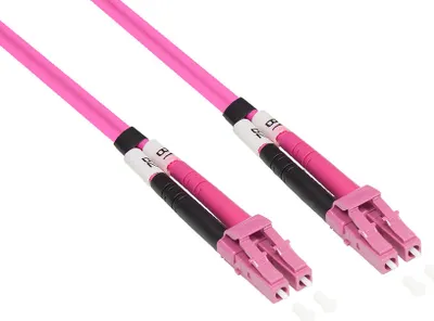 Produktbild von Patchkabel LWL Duplex OM4 (Multimode, 50/125) LC/LC, 50m, Good Connections®