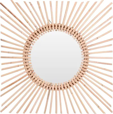 Zdjęcie produktu dla Lustro Intesi Rise kwadrat naturalne boho