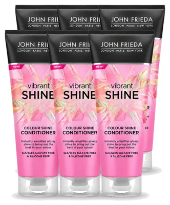 Obrázek produktu pro 6 kusů kondicionéru John Frieda Vibrant Shine Colour Conditioner - 250 ml - výhodná sada