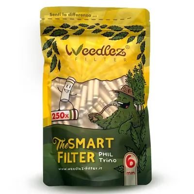 Immagine prodotto di Mister Canapa, Filtri a Carboni Attivi e Cellulosa Naturale, Confezione da 250 Pezzi, Diametro 6 mm