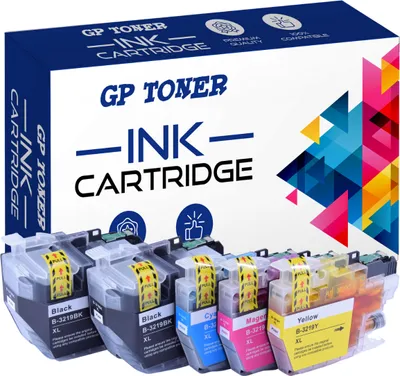 Produktbild von GP TONER Druckerpatronen kompatibel für BROTHER MFC J5330DW J5335DW J5730DW J5930DW LC-3219, Menge:1 Set = (5 Drukerpatronen)