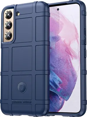 Produktbild von Mobigear Rugged Shield  Samsung Galaxy S24 Hülle Flexibles TPU Backcover Stoßfest - Blau