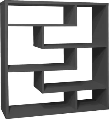 Produktbild von Regal - Anthrazit matt - 130 x 134 cm - mit 6 Fächern