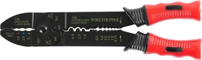 Immagine prodotto di Pinze Strend Pro CT8008, 225 mm, da elettricista, spelafili, crimpatrici, per cavi, 0,75-6.0 mm