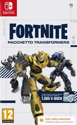 Obrázok produktu pre Epic Games 5056635604200, Doplnok k videohre, Nintendo Switch, Fortnite, Nemčina, Angličtina, Španielčina, Francúzština, Taliančina, Japončina, Kórejština, POR-BRA, Ruský, 13/10/2023, Fortnite