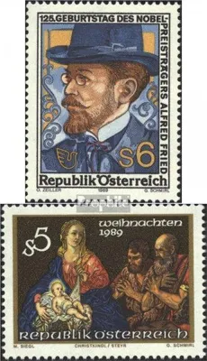 Produktbild von Briefmarken Österreich 1989 Mi 1976,1977 (kompl.Ausgaben) postfrisch Sondermarken