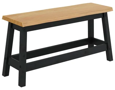 Produktbild von VidaXL Esstischbank EKAI Schwarz 91,5 x 29 x 45,5 cm