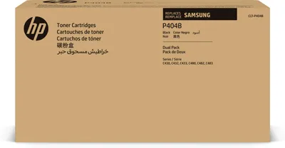 Image de SU364A Samsung CLT-P404B Toner Twin Pack Noir