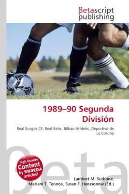 Produktbild von 1989-90 Segunda División