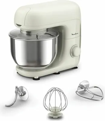 Produktbild von Moulinex QA1601, 4,8 l, Weiß, Grau, Drehregler, Mixen, 1,8 kg, 0,5 kg