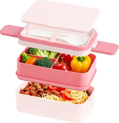 Produktbild von BPA-freie 1960 ml Stahl-Lunchbox für Schule und Büro