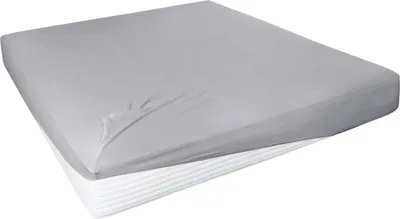 Produktbild von Hahn Haustextilien Elasthan-Feinjersey-Spannlaken Royal 90-120x200-220 cm granit