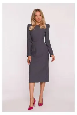 Produktbild von Kleid STYLOVE S412 GRAU Größe: S
