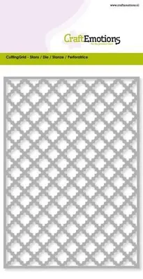 Produktbild von CraftEmotions Stanz- und Prägeschablone - Schneide Gitter - Diamant