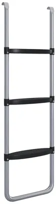Image de Échelle pour trampoline - Acier - 110 x 32 cm - Non pliable - Gris clair