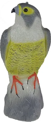 Produktbild von Adlerfigur Gartenfigur Adler gelb 40cm Kunststoff Gartendeko Dekofigur