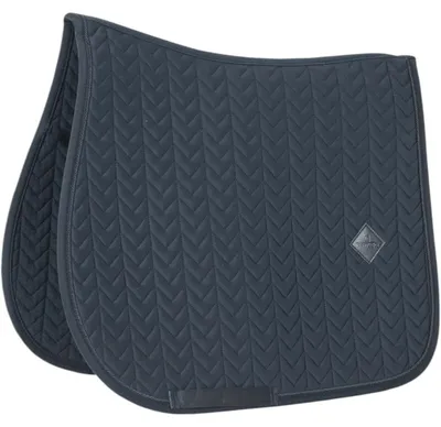Image de Kentucky Horsewear Chabraque de saut Fishbone Tapis de selle noir