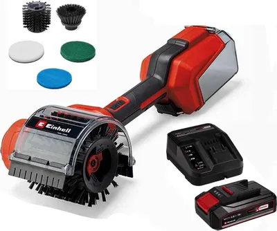 Produktbild von Einhell Akku-Oberflächenbürste PICOBELLA 18/90 - 18V Akku 2.5 Ah + Zubehör