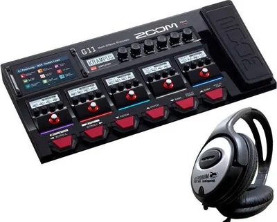 Image de Zoom G11 Pédalier multi-effets avec écouteurs